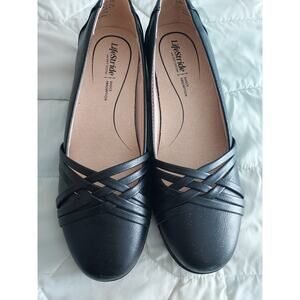 NEW Lifestride Incredible size 6.5 Wide Shoes NWOT rubber soles comfort black